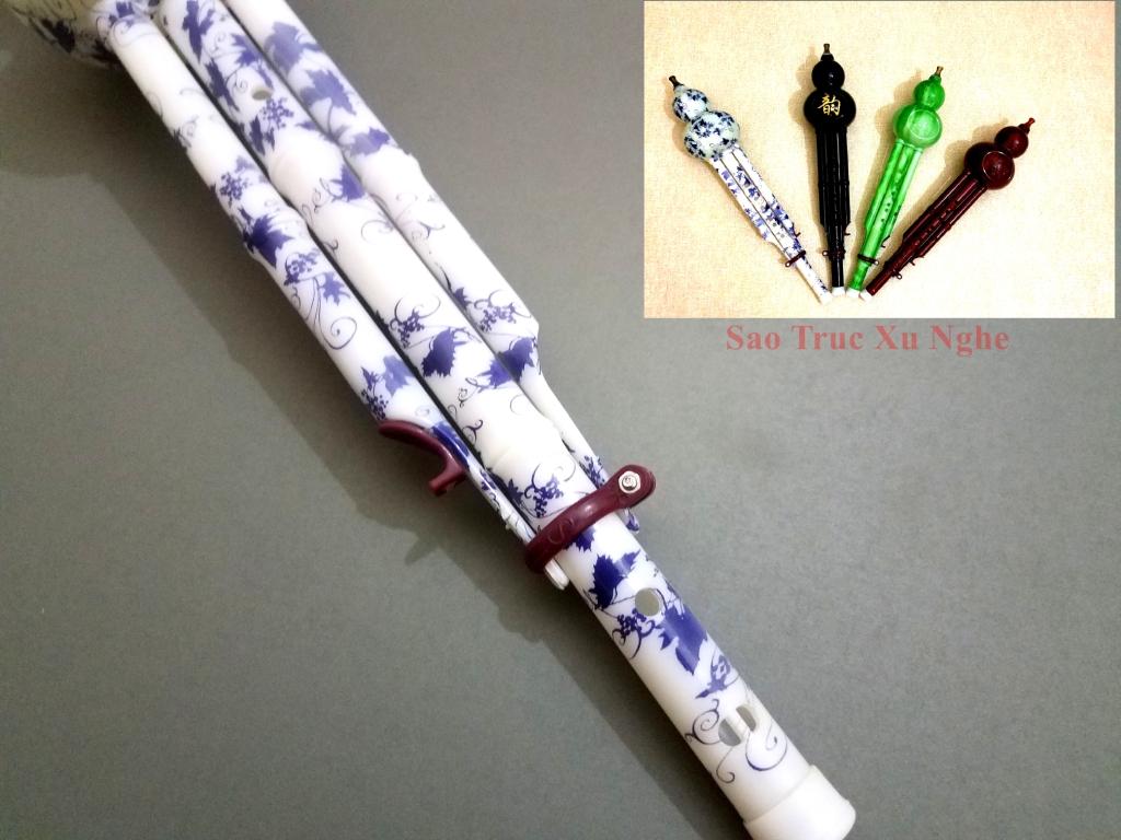 Sáo bầu màu trắng ngọc