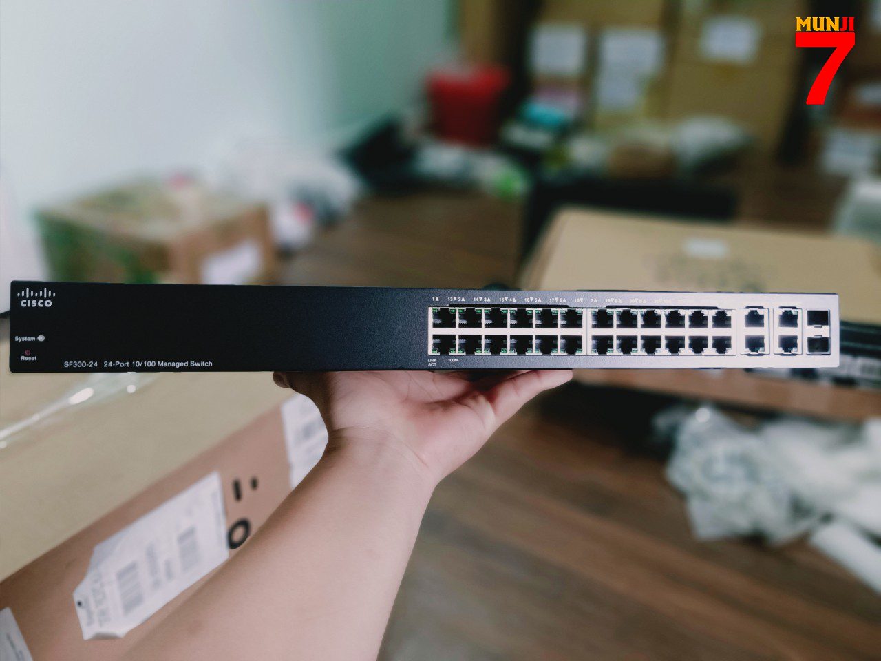 Switch Chia Mạng Cisco SF300-24 24Port 10/100Mbps