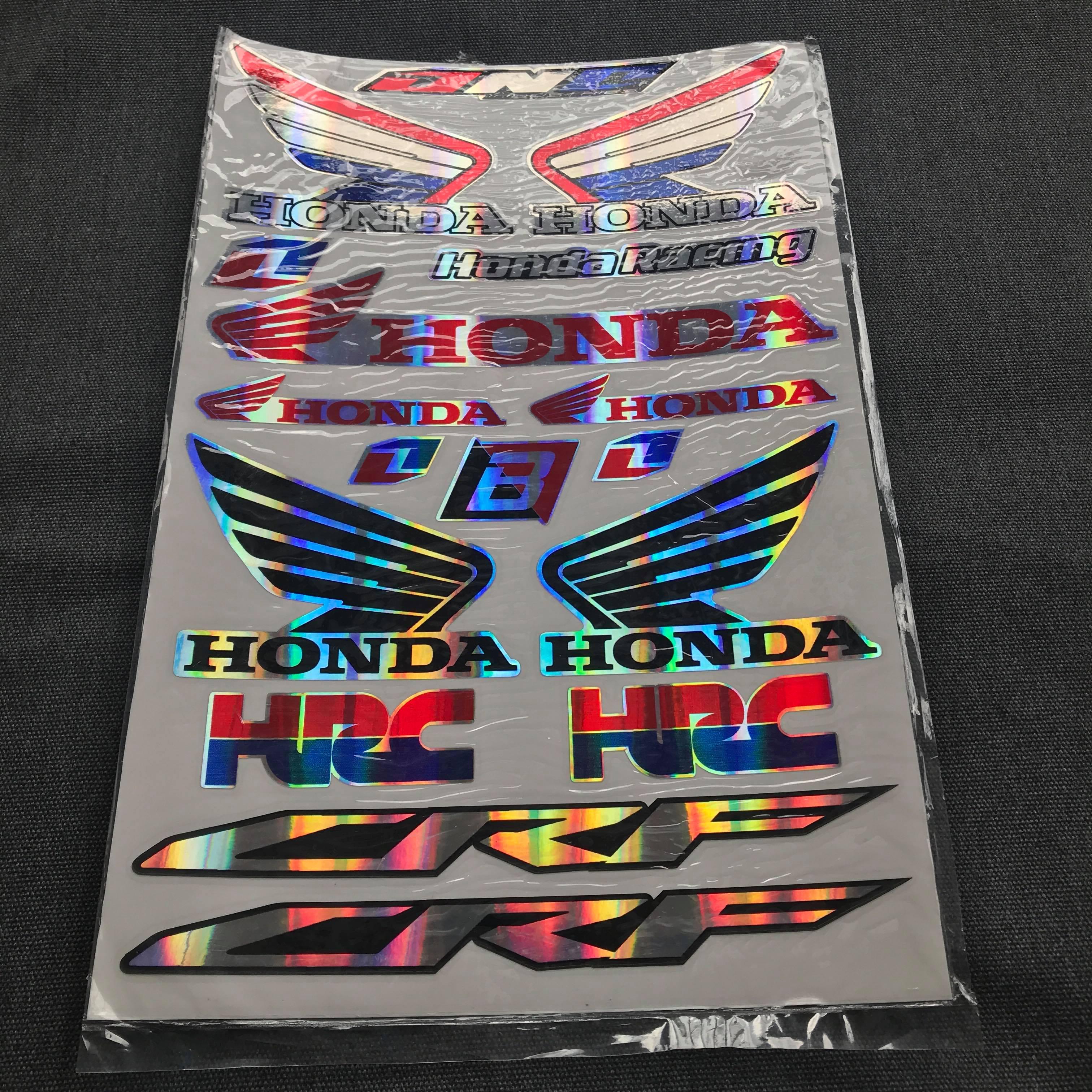 Tem logo mạ crom cho xe máy HONDA.