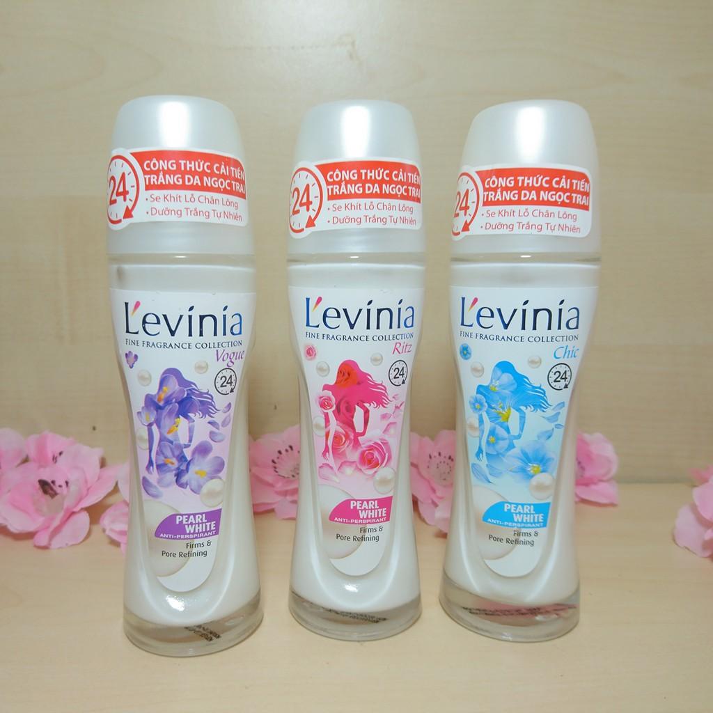 LĂN KHỬ MÙI NƯỚC HOA L’evinia Tím 65g