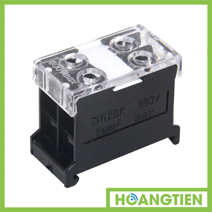 [HCM]Cầu đấu dây điện 4 cổng 2 đầu IN-12BK