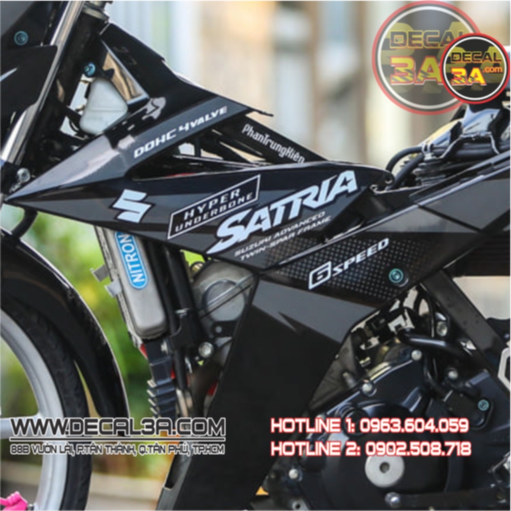 Pata removable decal-Rainer F150 white black patchwork