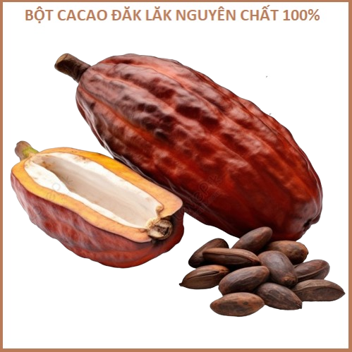 Bột ca cao nguyên chất 100% Hủ 500G