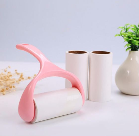 Cây lăn bụi quần áo [ kèm 2 cuộn lăn ]