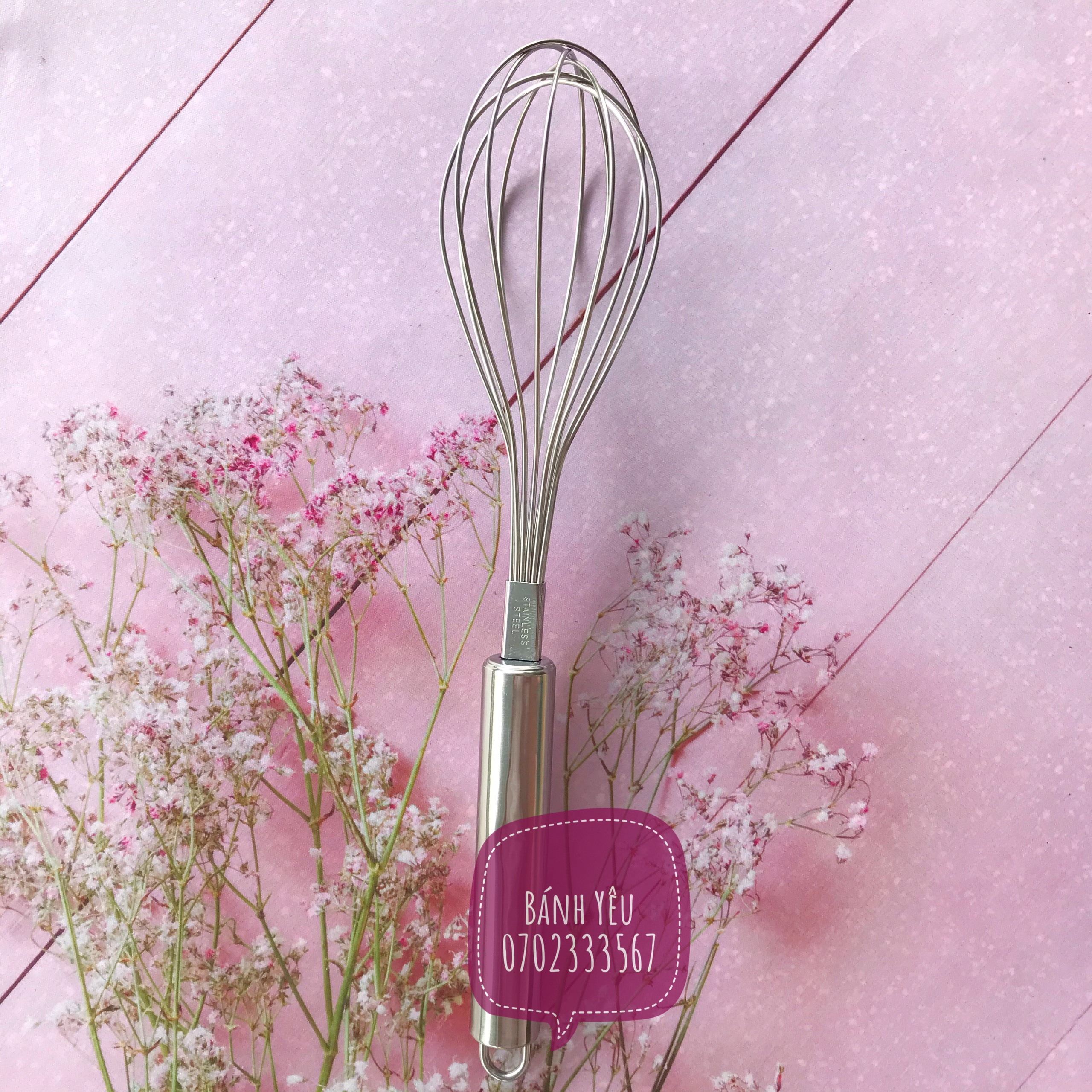 Phới lồng thép không gỉ 28cm
