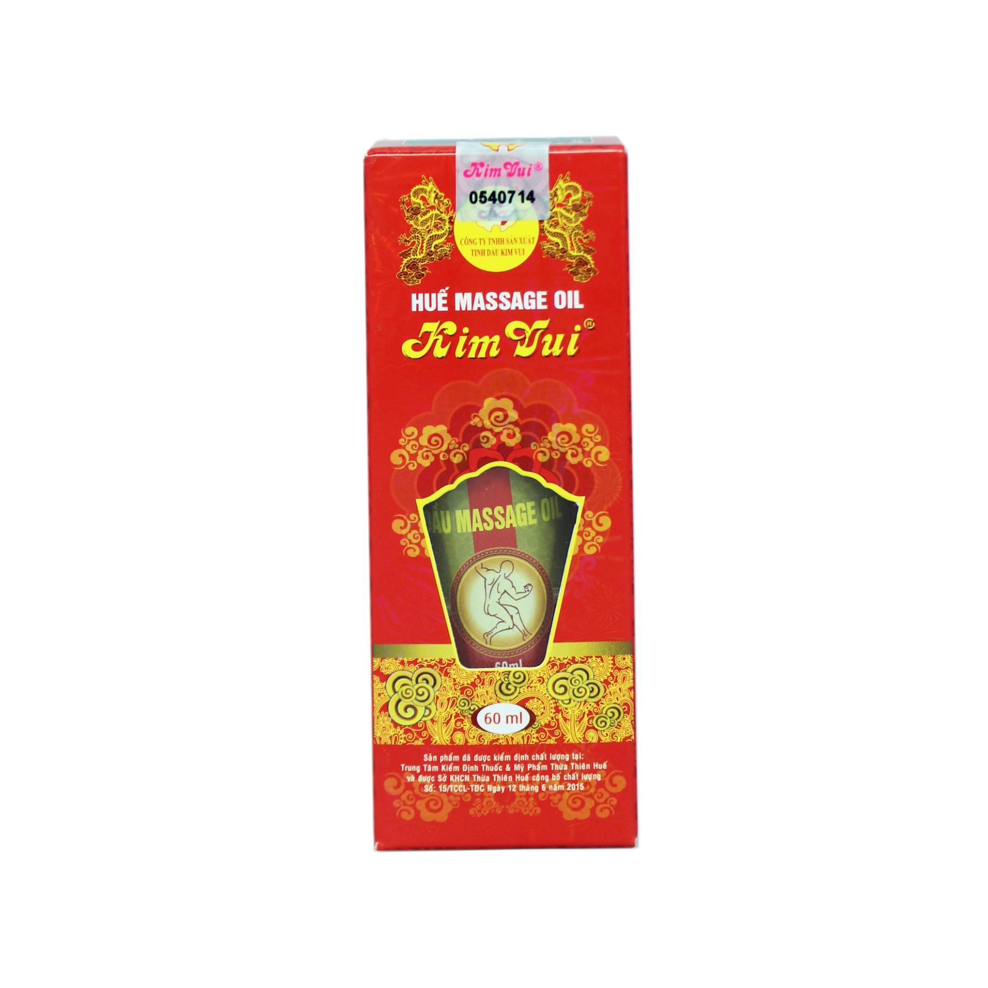 Tinh dầu xoa bóp Huế 60ml