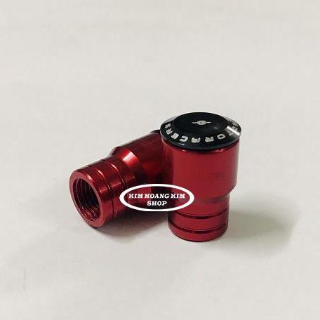 Ốc Chụp Van Vòi CNC gắn các loại Xe Máy (màu Đỏ)