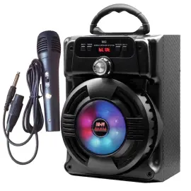 Loa kéo bluetooth hát Karaoke Xách tay JHW-802 âm thanh tochắc có đèn led đẹp
