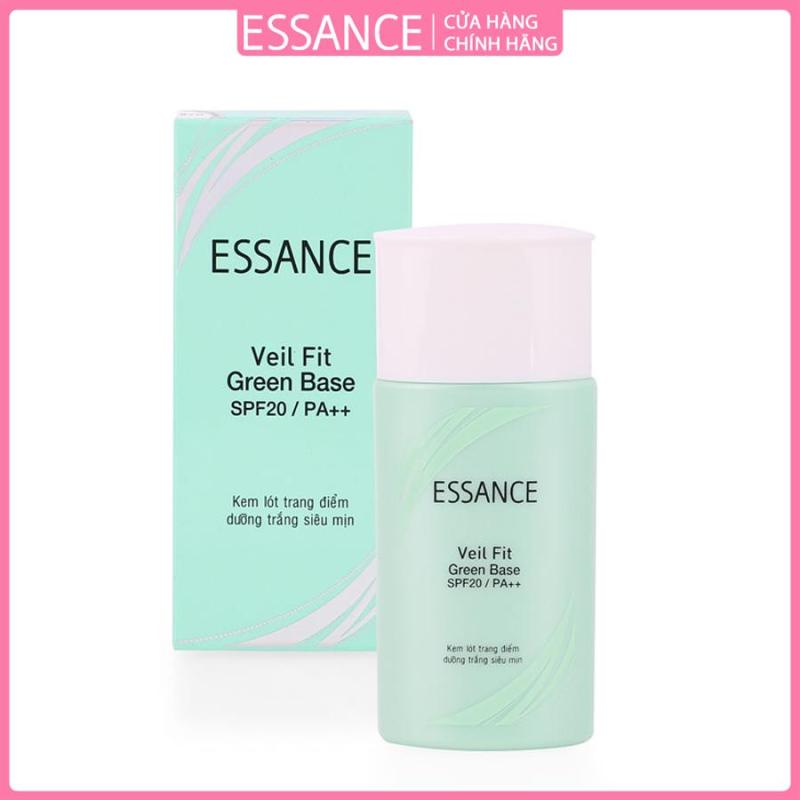 Kem lót trang điểm dưỡng trắng siêu mịn Essance Veil Fit Green Base SPF20 Pa++ 30g