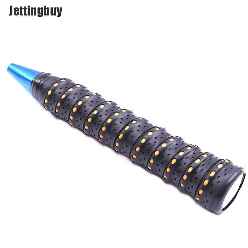 Jettingbuy Absorb Sweat Racket Anti-Slip Tape Handle Grip For Tennis Badminton Squash Band Black