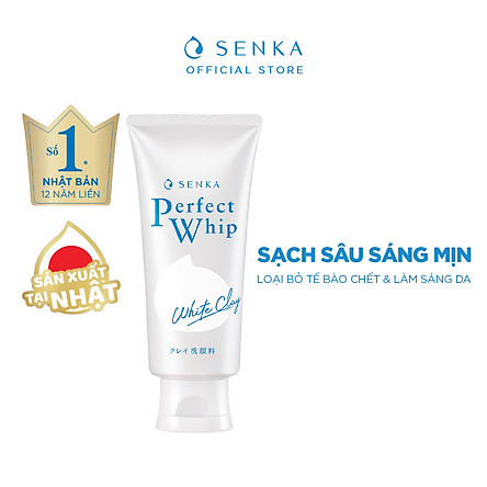 [HCM]Sữa rửa mặt SENKA  120g _ màu trắng