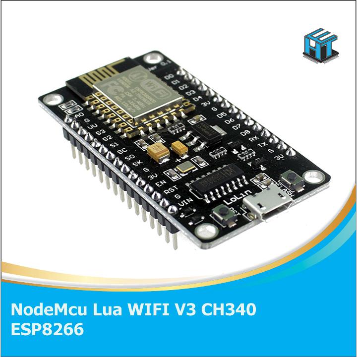 Kit rf thu phát wifi esp8266 nodemcu lua v3 giao tiếp ch340