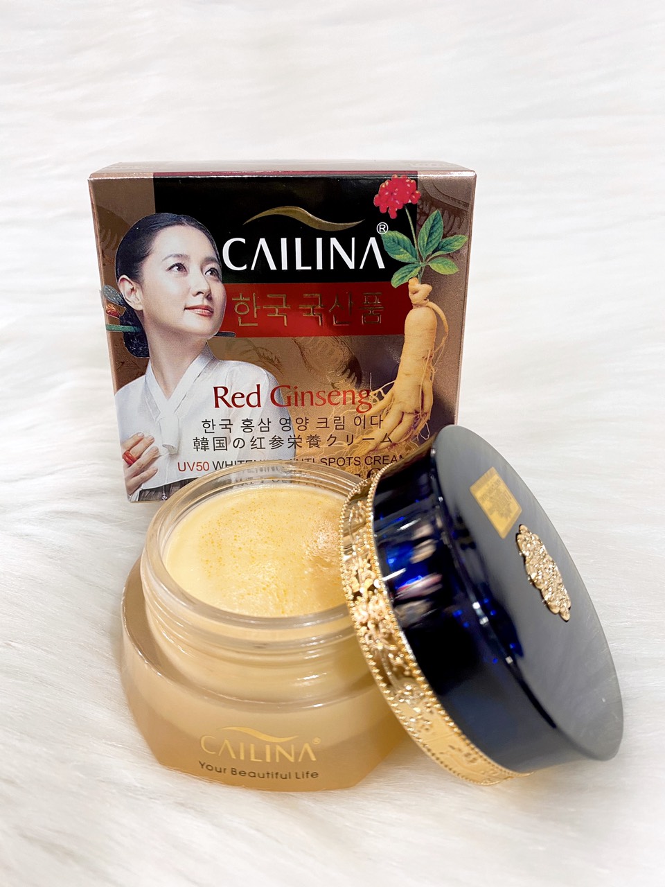KEM NHÂN SÂM CAO CẤP CAILINA TRi NÁM - SIÊU TRẮNG DA