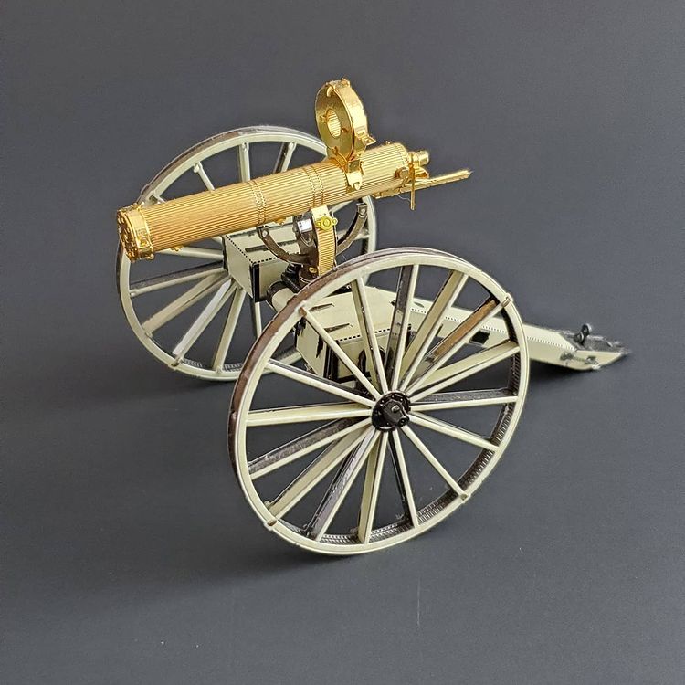 Mô Hình 3D Kim Loại Xe Gatling (chưa ráp)
