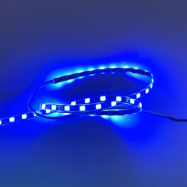 Led dây trang trí oto xe máy có miếng dán 3M-12V