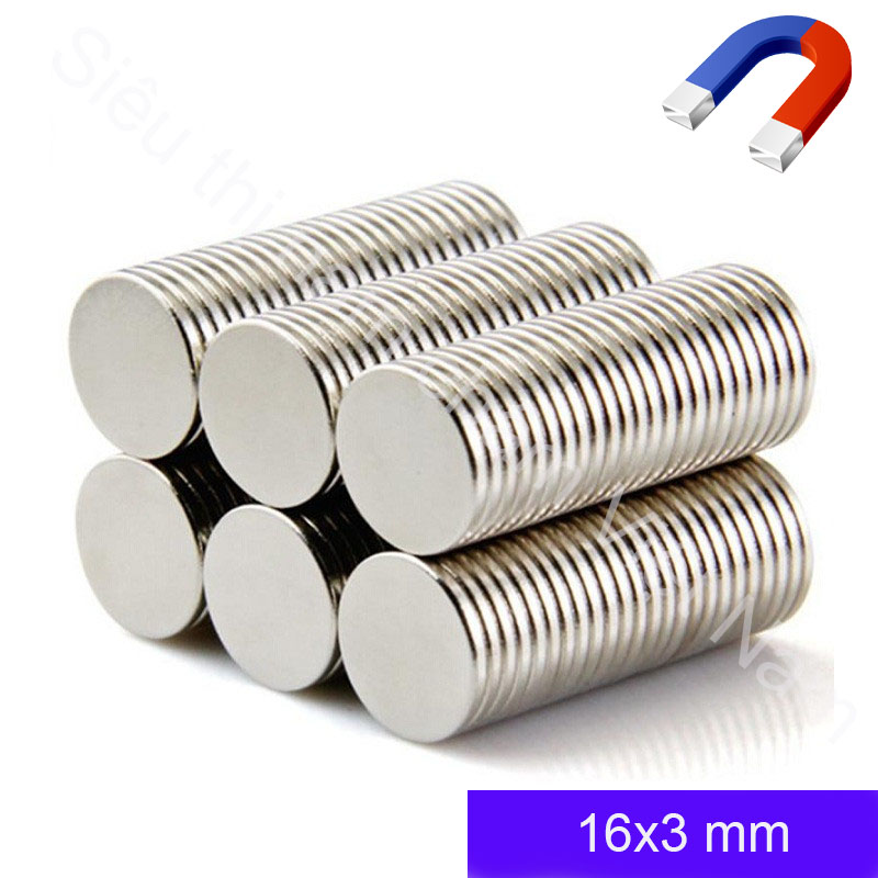 16x3mm magnetic , Super absorbing round magnet