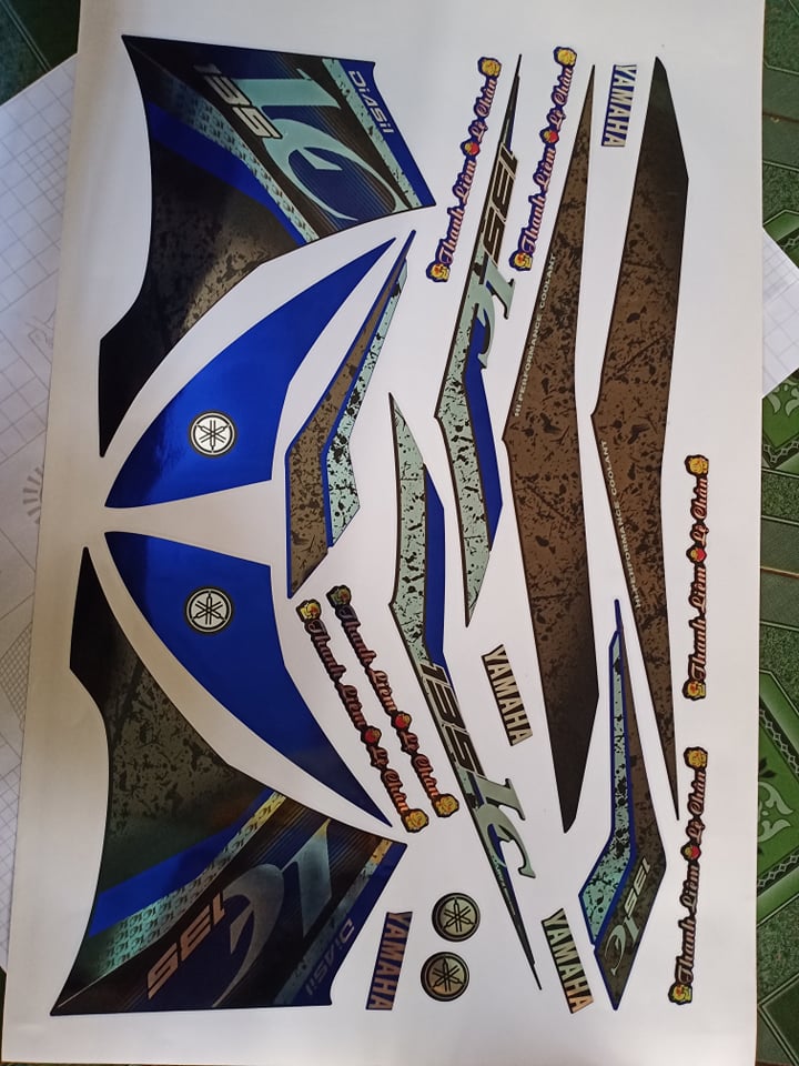 Tem rời ex 135 crom LC xanh đen