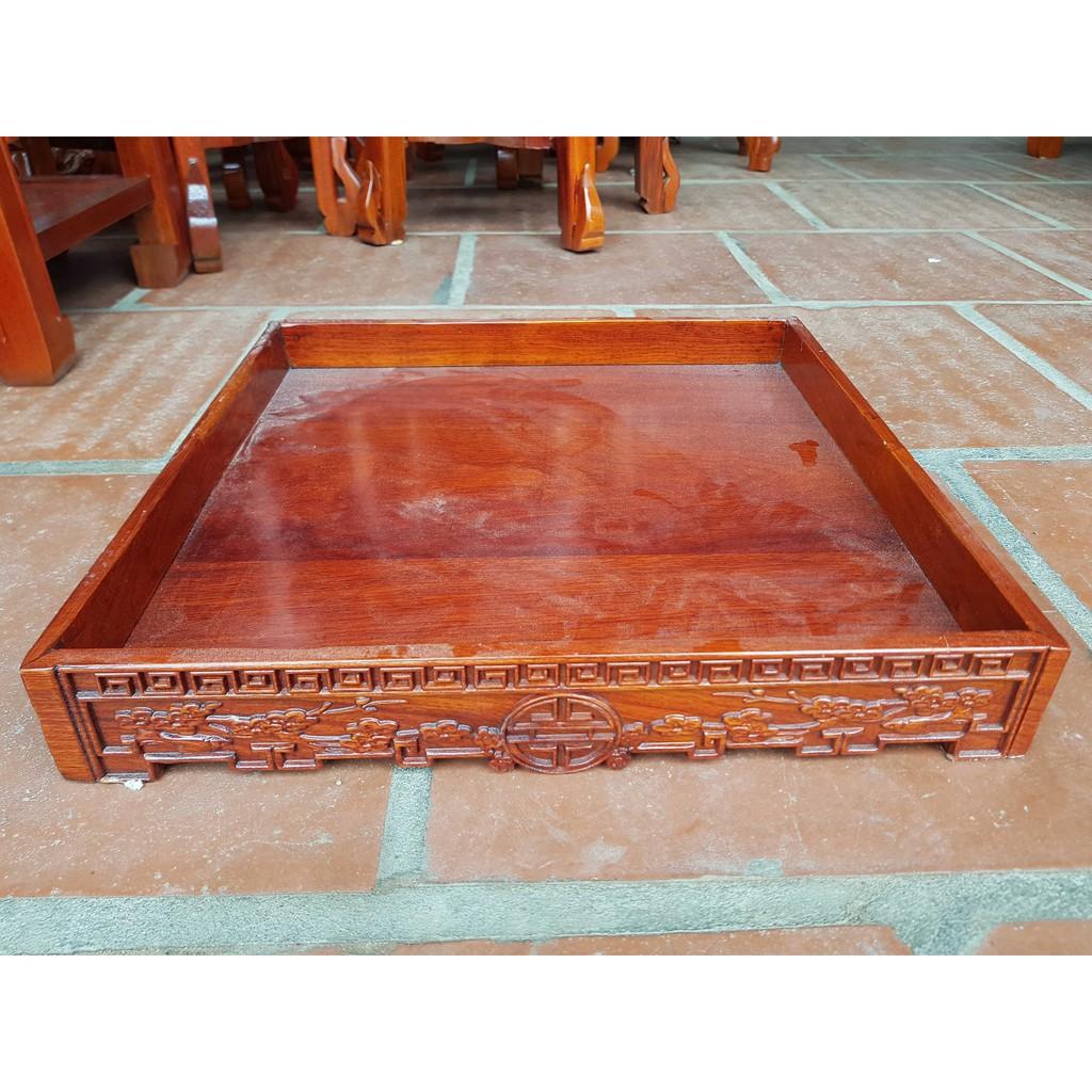 khay trà không lối thoát gỗ hương