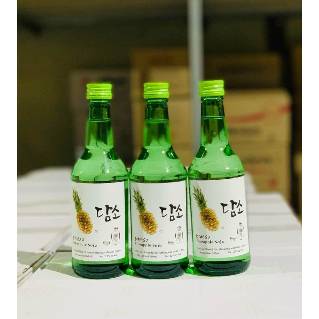 SoJu DamSo Hàn Quốc Vị Dứa 360ml