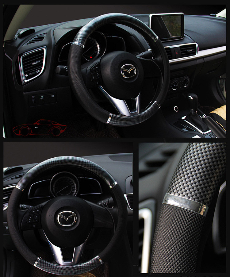 🚗  Bọc vô lăng màu vỏ gỗ sang trọng