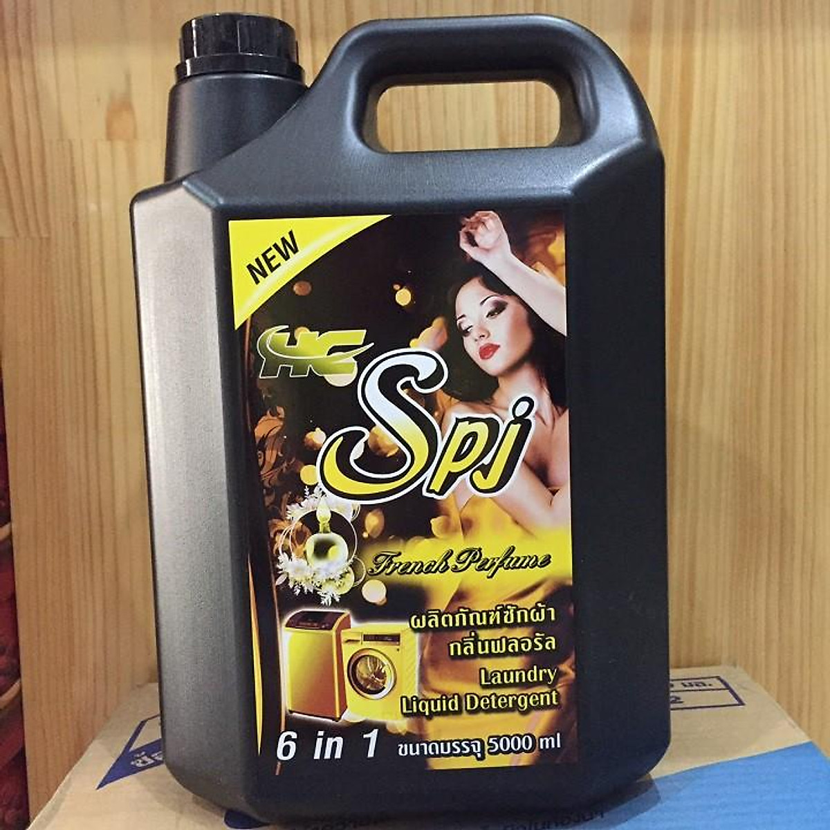 Nước giặt SPJ Thái Lan 5000ml (Màu Đen)