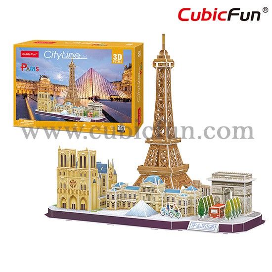 Mô hình giấy 3D CubicFun - City Line Paris - MC254h