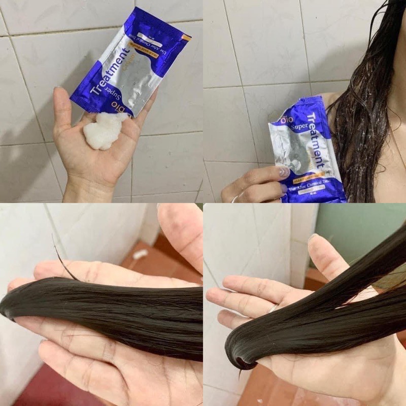 01 GÓI - Ủ Tóc Phục Hồi BIO SUPER TREATMENT 30g - Thái Lan