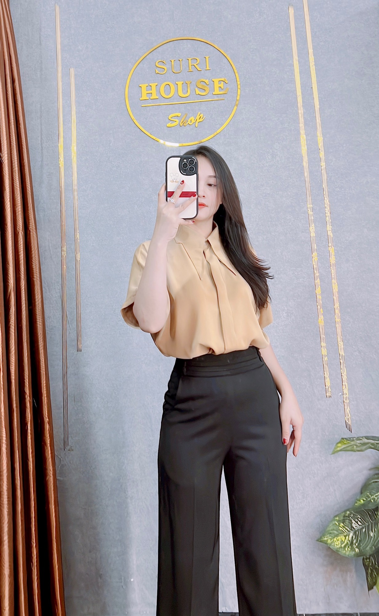 Áo Sơ Mi Cánh Dơi Lụa nhiều màu