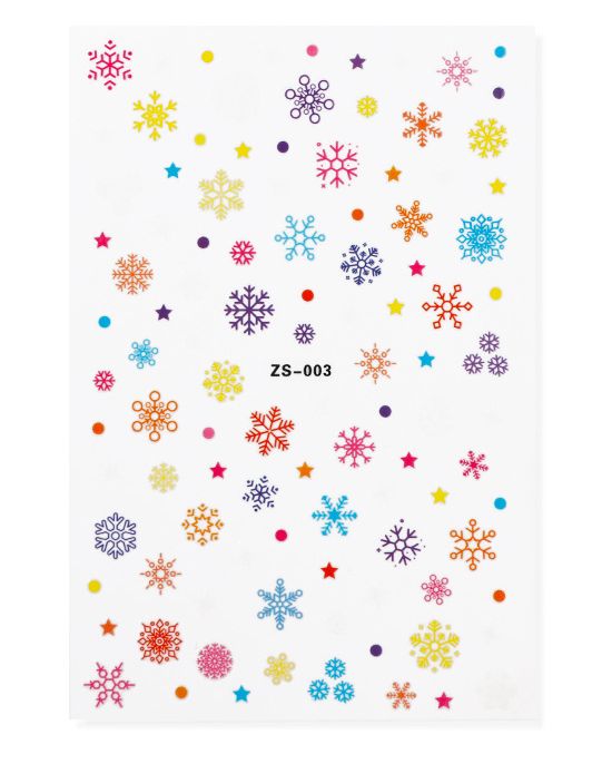 Sticker Trang Trí Móng Noel Siêu Đẹp ZS03