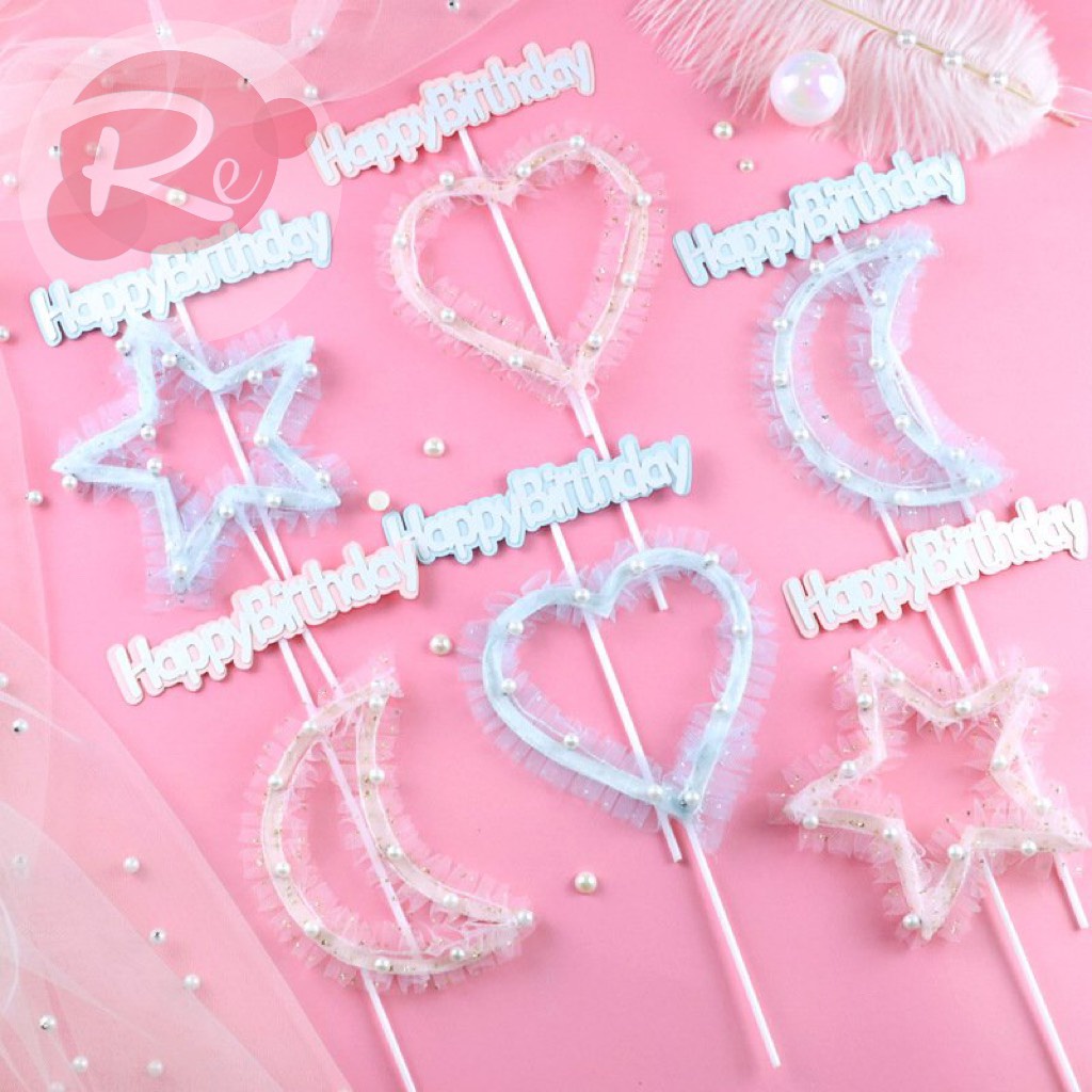 Lưới HPBD - Trang trí bánh sinh nhật bánh kem
