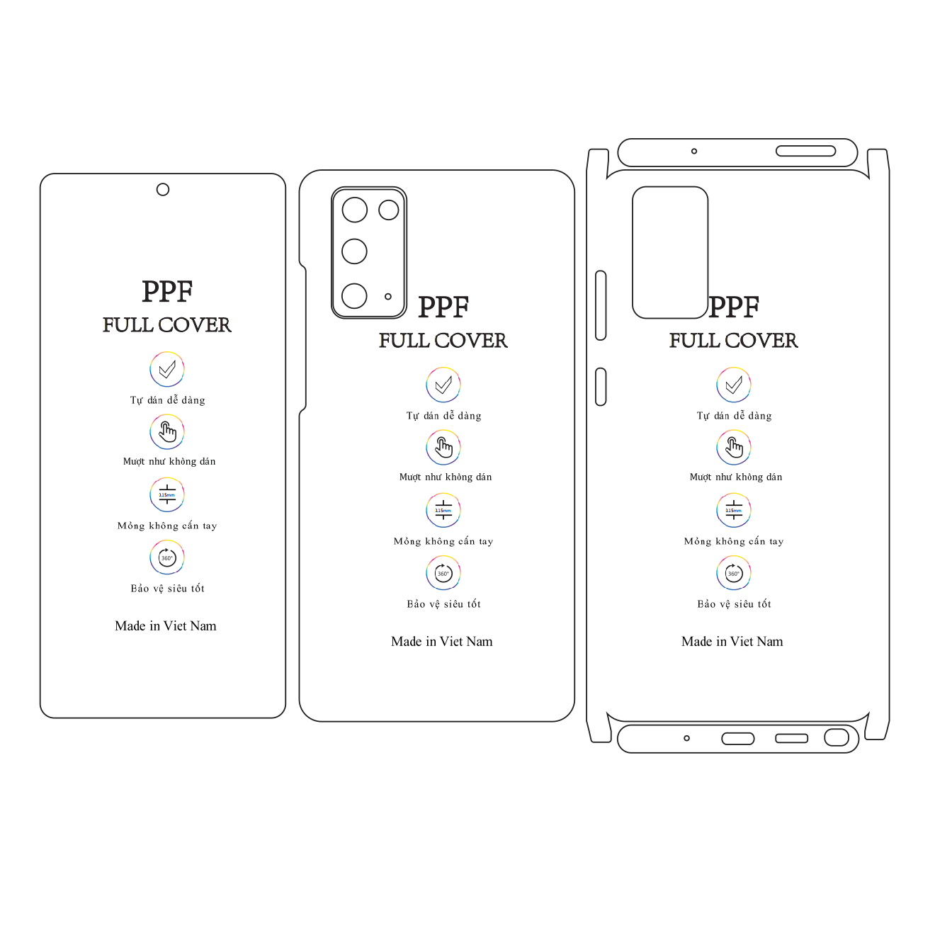 Dán dẻo PPF Samsung Note 20 - Tặng dán camera