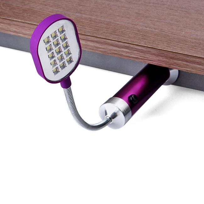 Đèn để bàn 15 led siêu sáng chống cận có đế hít nam châm (màu ngẫu nhiên)