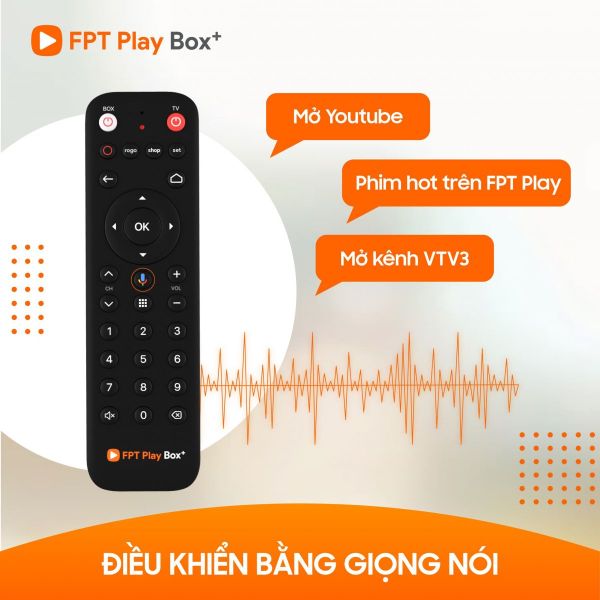 Điều Khiển FPT Play Box Sử Dụng Giọng Nói Dùng Cho Box 2018 2019 2020 2021