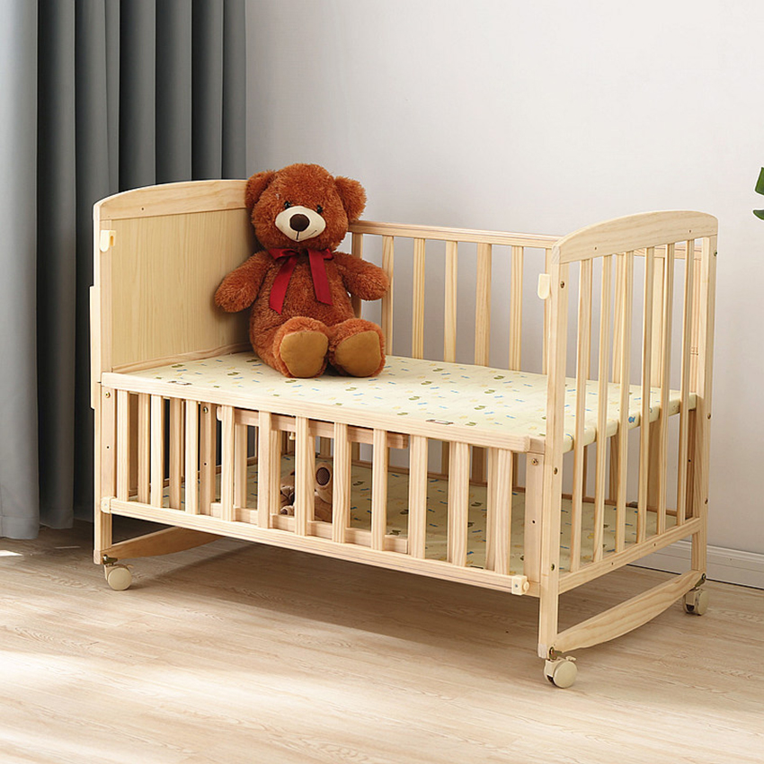 Giường cũi , nôi gỗ 2 tầng cho bé