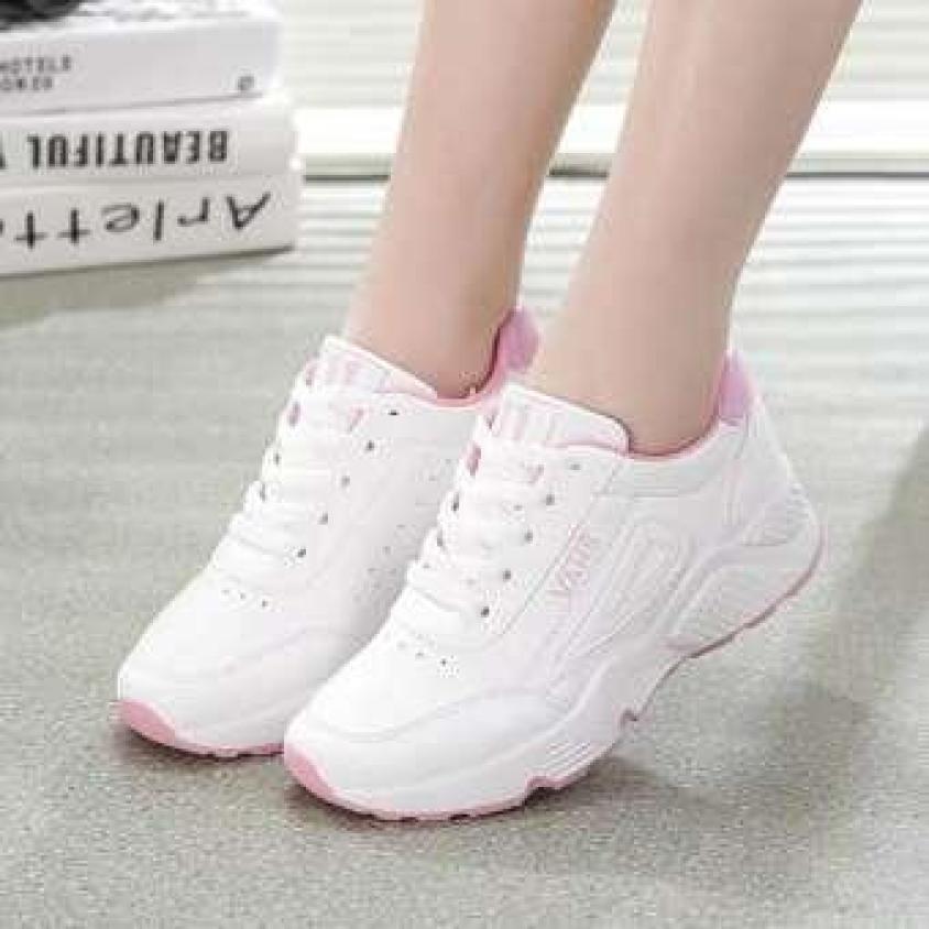 Giày sneaker nữ đẹp, giày thể thao nữ thời trang chữ VAHs phong cách nữ tính, mềm mại, êm chân, chống mùi cảm giác thoải mái. giá rẻ