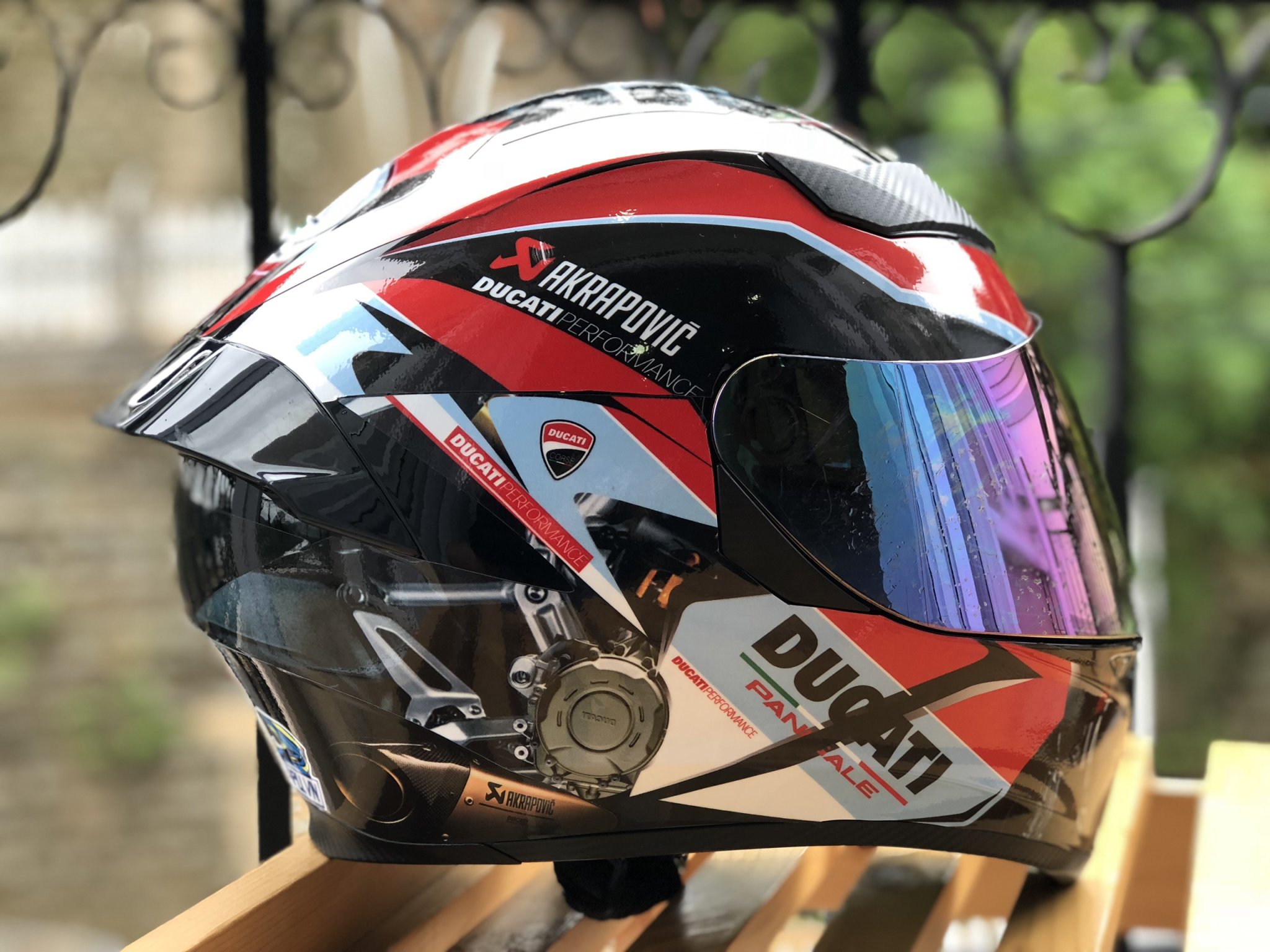 [HCM]Nón Fullface ROYAL M138B 1 Kính Lên Tem Ducati