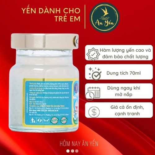 Yến sào Hưng Thịnh - Yến Chưng Trẻ Em 25%