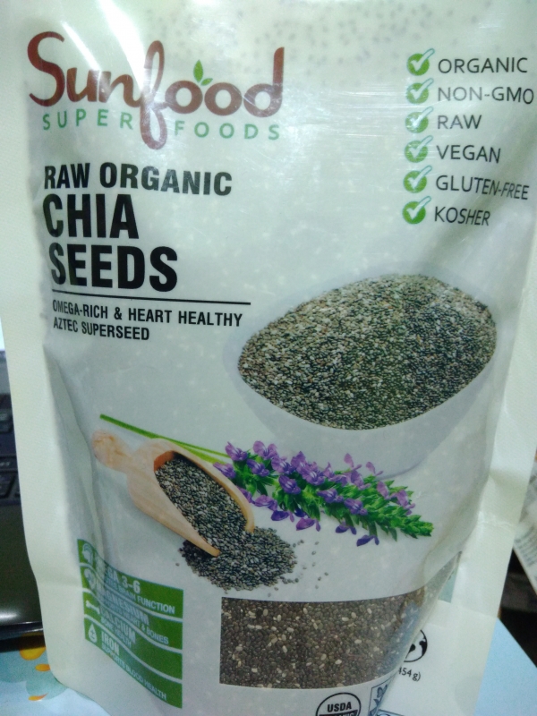 [HCM]Hạt chia đen mỹ 454gram
