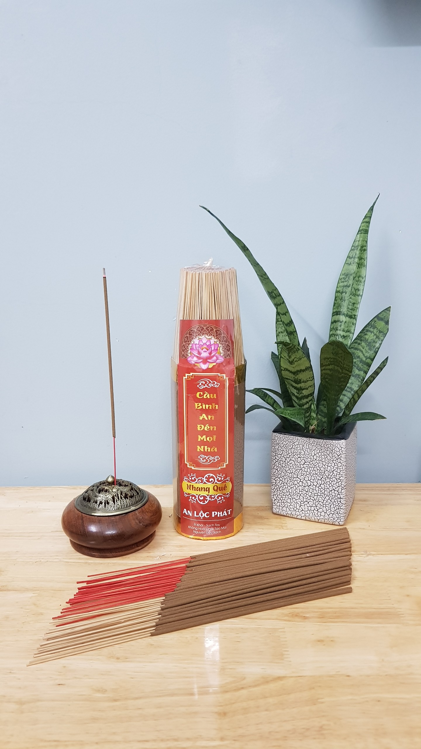 Nhang Quế Thơm Dịu Nhẹ - An Lộc Phát ( bó 500 cây )