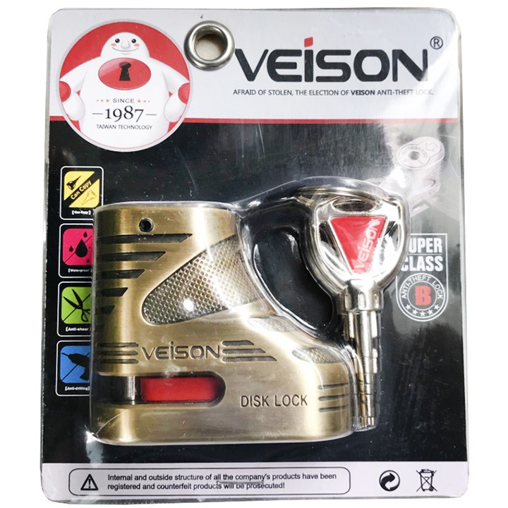 Ổ Khóa Thắng Đĩa Xe Máy Hiệu Veison