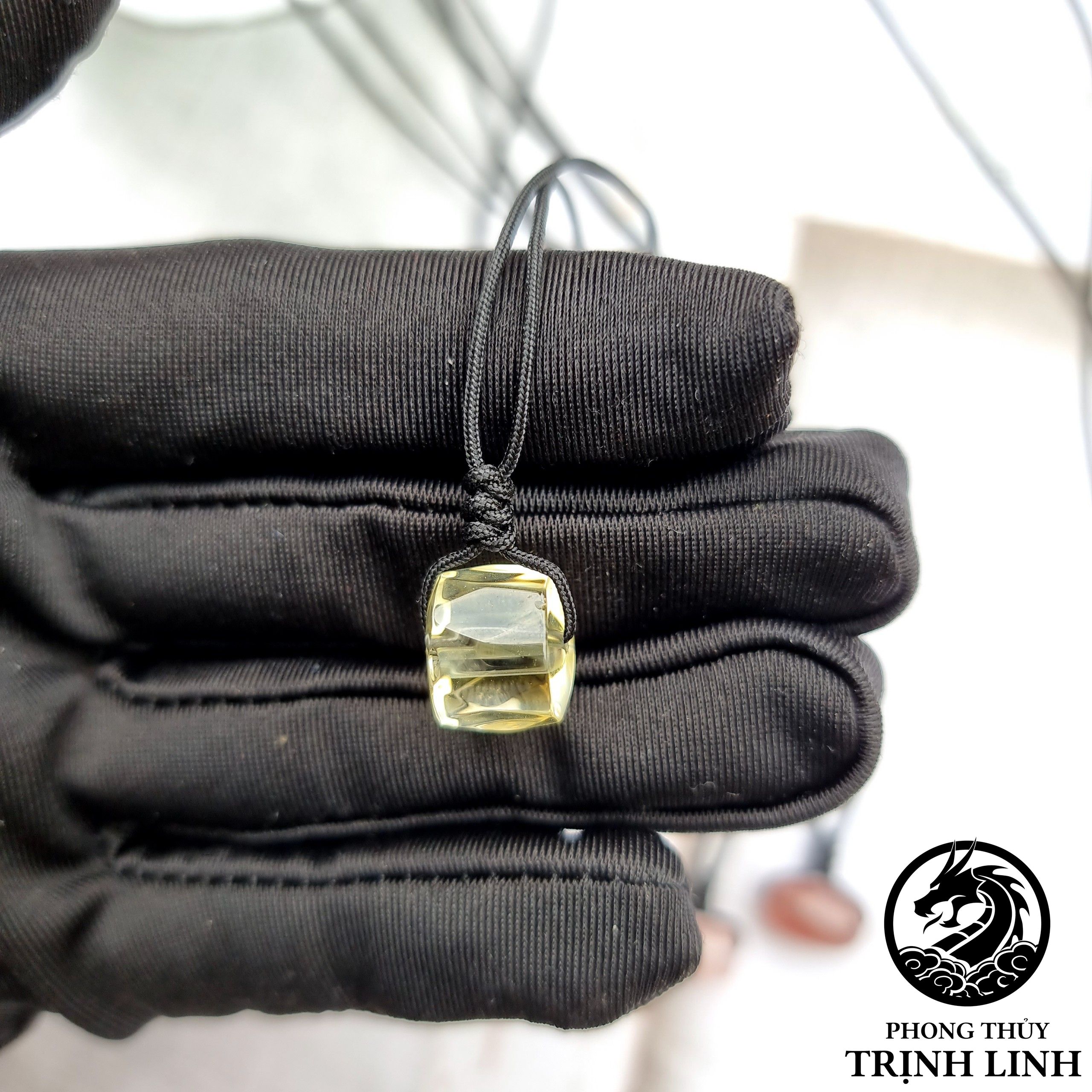 VÒNG CỔ 1 HẠT ĐÁ THẠCH ANH LU THỐNG