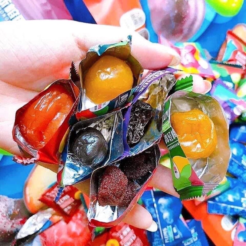 Ô Mai Mix Colorful Plum Gói 408gr