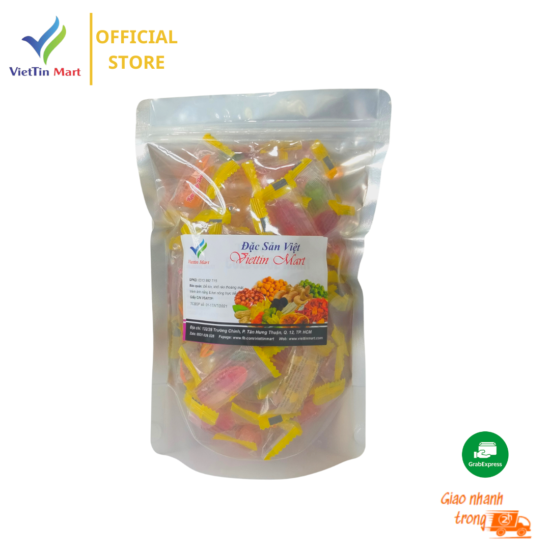 Kẹo dẻo nhân chảy mix vị viettin mart 500g