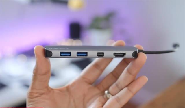 Cổng chuyển Hyperdrive SLIM 8 in 1 USB-C Hub for MacBook, Laptop USB Type-C