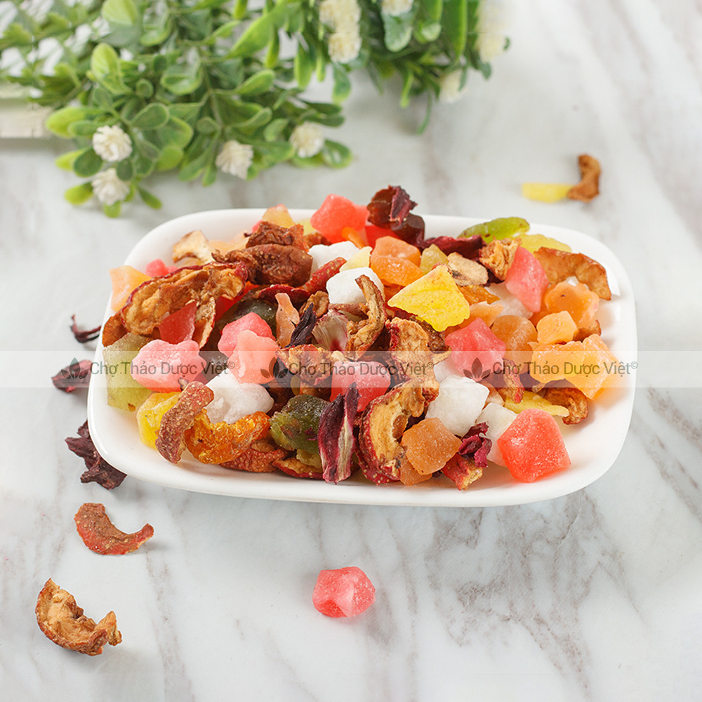 Trà hoa quả Bali 500g, hoa quả khô nhiệt đới, giúp thanh nhiệt, detox, đẹp da, tốt cho tiêu hóa