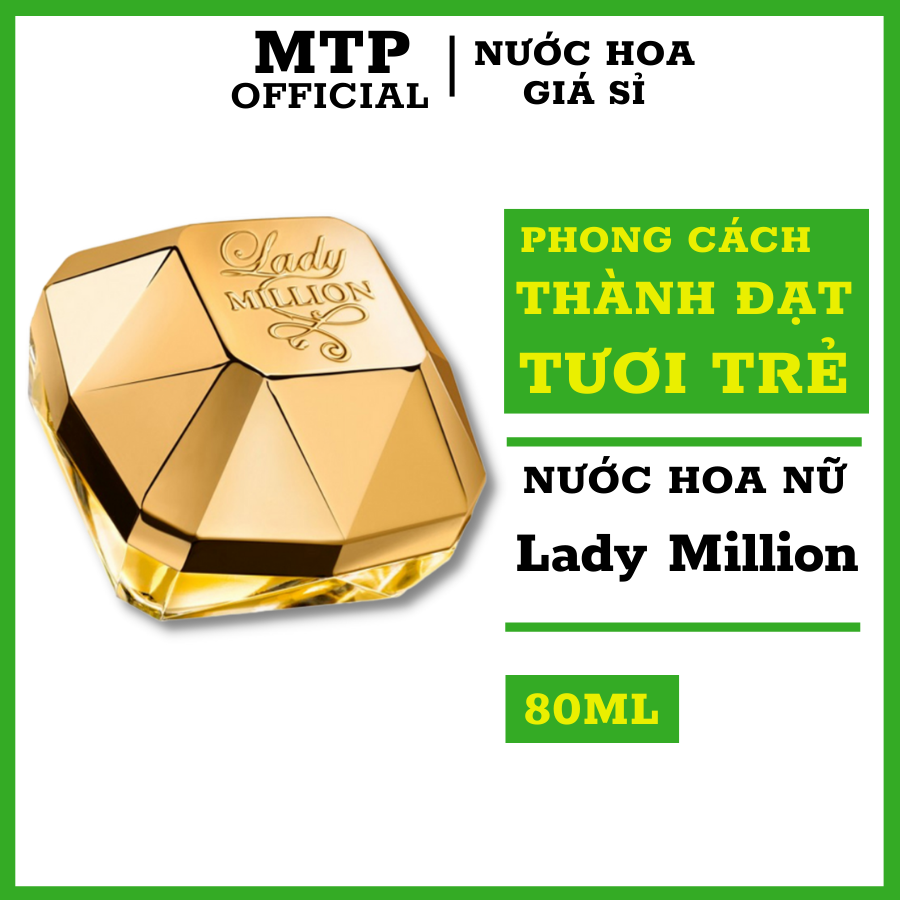 Nước hoa nữ Lady Million Set 2 Chai 40ml