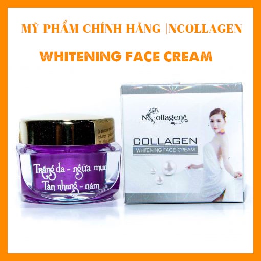 Kem face trắng da giảm mụn mờ thâm m Ncollagen 25g