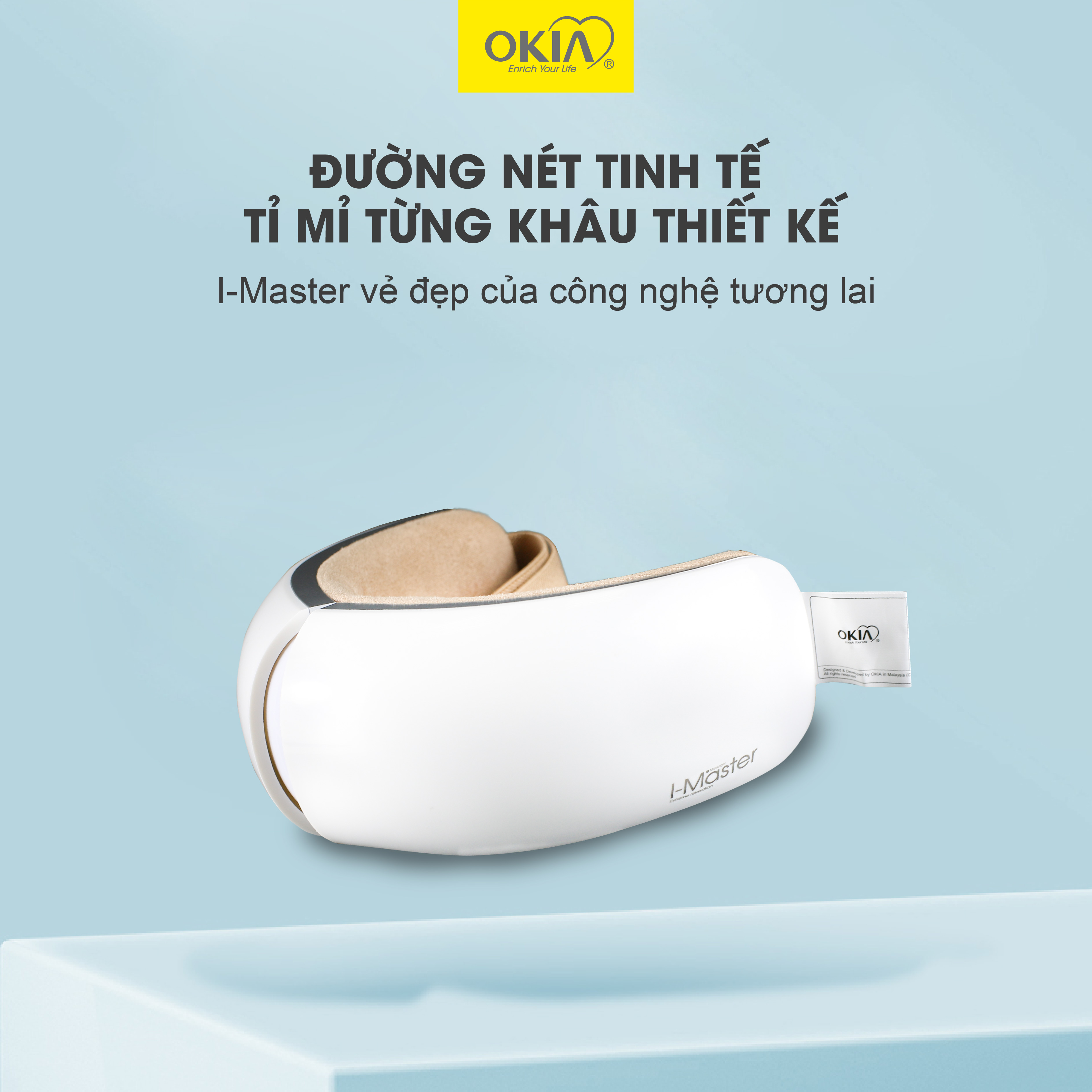 [FREESHIP TOÀN QUỐC] - Máy Massage Mắt Cao Cấp OKIA I-Master Chính Hãng Malaysia