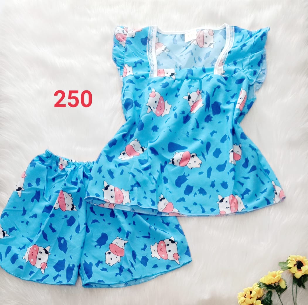 [HCM]Bộ lụa hàn đùi Bé Gái - 30 đến 49kg - ẢNH THẬT