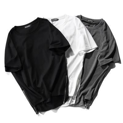 Áo Thun Zip Eo Lai Bầu_Unisex - HT
